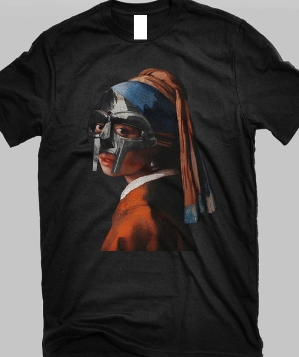MF Doom Mask X Girl With A Pearl Earring T-Shirt